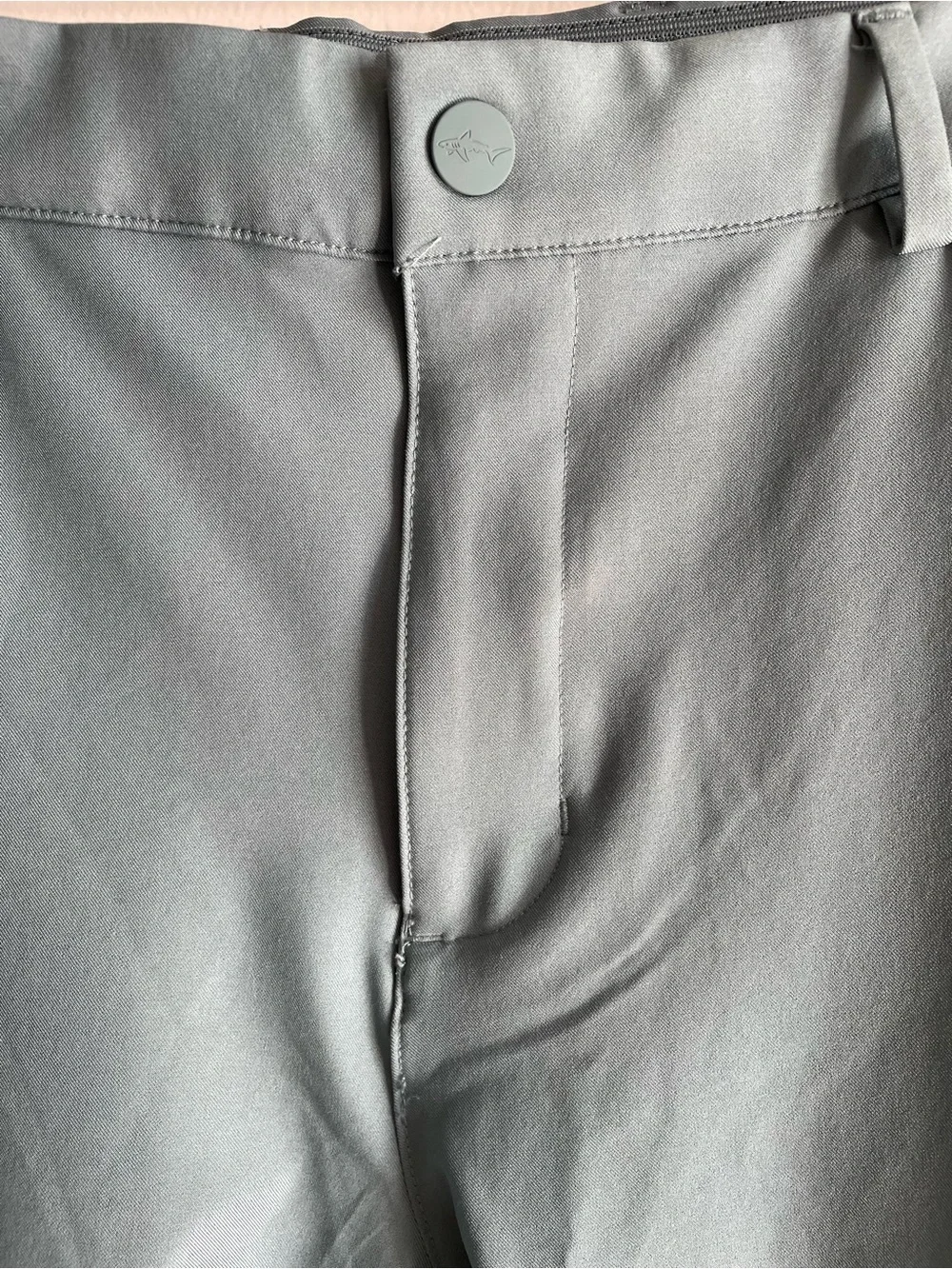 Greg Norman Men's Flat Front Stretch Tech Golf Pants Blue Green 36x32